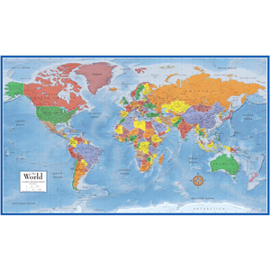 One PC World and USA Classic Premier (Laminated), Size 24"x36"