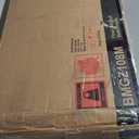 Rovaurx Rattan Storage Cabinet with Doors, Modern Accent Bathroom Floor Cabinet, Sideboard Buffet for Living Room, Entryway, Dining Room and Kitchen, Natural BMGZ108M (29.5"L)