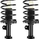 Front Struts Shocks w/Coil Springs Absorber for 2006-2011 Hyundai Accent, 2006-2011 Kia Rio ONLY (LX, SX), 2007 2008 2009 2010 Strut Shock Absorbers Assembly (Fits 172298 172297)