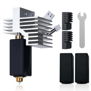 Upgrade Centauri Carbon Ceramic Hotend,High Temp Extruder Print Head Replacement with 0.4mm Brass-Hardened Steel Nozzle and Silicone Cover Compatible with ELEGOO Centauri Carbon 3D Printer