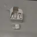 8 Pack Universal Adapter, UK to US Adapter, Europe to US Plug Adapter, Travel Adapters, European to USA General Adapter, American Outlet Plug Adapter (White)