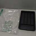 Lifewit Silverware Drawer Organizer, Expandable Utensil Tray for Kitchen, BPA Free Flatware and Cutlery Holder, Adjustable Plastic Storage for Spoons Forks Knives, 8.5-14 x 12", Black