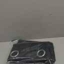 ChrisDowa Grommet Blackout Curtains for Bedroom and Living Room - 2 Panels Set Thermal Insulated Room Darkening Curtains (Black, 42 x 63 Inch)