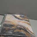 ZQARTZZQ 3 Piece Framed Wall Art Abstract Wall Decor Black Gold Pictures Marble Canvas Art Modern Minimalism Paintings Artwork For Living Room Bedroom Office 12x16in