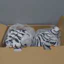 DHXSTSM Large White Tiger Stuffed Animal - Plush Toy -Giant White Tiger Stuffed Animal 27 Inches (Excluding Tail)
