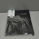 2 x WallDeca Academic Planner 2025-2026, Daily, Weekly & Monthly Planner, July 2025 - June 2026, Student Notes Pages, Twin-Wire Binding Day and Weekly Agenda for School & Work (8.5 x 11-Inches, Black)