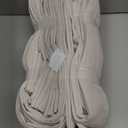 MIULEE Pinch Pleated Thick Linen Curtains 90 Inches 4 Panels Set Ivory Cream Back Tab Memory Trained Pinch Pleat Semi Sheer Light Filtering Privacy Curtains Window Drapes for Living Room Bedroom Birch