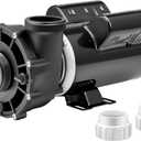 VEVOR SPA Pump, 2 HP, 2-Speed Hot Tub Pump with 2-Inch Port, 139.5 GPM High and 66.5 GPM Low Speed, 115V 60Hz, 48 Frame, for Sundance #6500-357/ #6500-845/ #6500-758/ #6500-345/ #6500-090/ #6500-258