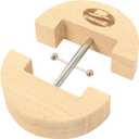 Fitted Hat Stretcher Adjustable -One Size Fits All Cap,Solid Wood & Heavy Duty Unisex Hat Jack Stretcher (5 1/4-7 3/8, Silver)