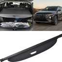 Compatible with Hyundai Tucson 2026 2025 2024 2023 2022 Rear Cargo Security Shade Cover Privacy Screen Retractable Rear Storage Waterproof Cargo Cover Luggage Security Shield Shade