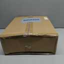 Marbrasse Rolling File Cart with Adjustable Dividers, Mobile File Cabinet on Lockable Wheels, Office Filing Cabinet Organizer, Hanging File Folder Organizer for Home Office - Dark Brown