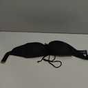 Tempt Me Women Bandeau Bikini Top Strapless Swim Tops Tube Halter Swimsuit Top Only (Small, Black)