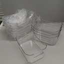 Tiawudi 12 Pack Plastic Storage Bins, Multi-Use Organizer Bins, Pantry Organizer, Clear Storage Containers for Home, Kitchen, Office, Cabinet, Shelf and Fridge Organization