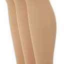 No nonsense Great Shapes All Over Shaping Tights, Slimming Control for Flawless Definition and Confidence (Beige Mist - 3 Pair Pack)