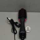 Dual Voltage Hair Dryer Brush with Negative Ion Anti-frizz Styler - Hot Air Volumizer for 110V-120V/220V-240V European and Travel Use