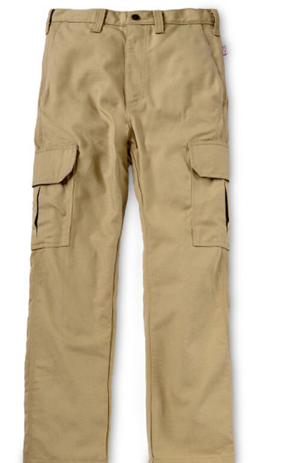 Tyndale Men's Utility FR Cargo Pants
 (W4 x 36L, Khaki)