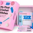 Everything Crochet Stitches Card Deck for Beginners - Learn to Crochet Kit for Adults, Kids & Newbies - 25 Stitch Cards with Step-by-Step Video Tutorials - Crochet Stitch Dictionary & Complete Course