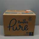 Pampers Pure Baby Diapers, Size 1 (8-14 lbs), 198, Up to 100% Leakproof, Premium Hypoallergenic Soft Diapers