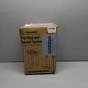 Mop and Bucket Set, Flat Mop and Bucket System with Separate Dirty and Clean Water, 3-Compartment Wall Cleaner Mop, Flat Mops for Floor Cleaning with 4 Microfiber Pads