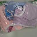 Avont 3 Pack Frenchie Dog Diapers Female, Washable Reusable Girl Doggie Pants for Period Heat Cycle, Full Body Cover Onesie with Adjustable Straps -Pink/Purple/Blue L