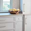 Amerock BP55284G10 | Satin Nickel Cabinet Pull | 12-5/8 in (320 mm) Center-to-Center Cabinet Handle | Blackrock | Drawer Pull | Kitchen Cabinet Handle | Furniture Hardware