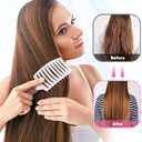 Bsisme Hair Brush, Curved Vented Brush for Faster Blow Drying, Professional Styling Hair Brushes for Women and Men, Paddle Detangling Brush for Wet Dry Curly Thick Straight Hair, Pink