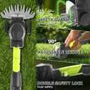 3-in-1 Cordless Hedge Trimmer: 13ft Reach & Adjustable Pole Hedge Trimmer - Lightweight with Dual Batteries - Grass Shears for Women Seniors - Garden Lawn Shrub Pruning Tool