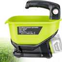 YEX-BUR Handheld Power Spreader for Ryobi 18V Battery, Portable Electric Spreader for Seed, Salt, Fertilizer, Feed, Year-Round Used, Covers Up to 8,000 sq. ft.(No Battery)