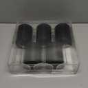 Black & Clear Two-Tone Wine Glass Set - 14 Oz (5 Pieces) - Elegant, Sophisticated Design for Upscale Events & Unforgettable Moments  Ideal for Wine Tasting, Celebrations, and Gifting