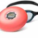 SONR Music 2-in-1 Bundle  Open-Ear Underwater Music Player for Swimmers & Anti-Fog Swimming Goggles (Coral)