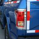 Car Accessories Exterior Tail Light Lamp Surround Cover Trims Frame Chrome Fit for Ford F150 2015 2016 2017 2018 2019 ABS 2 PCS