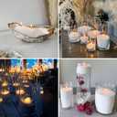 Wfmolcand 10 lb Natural Pearl Wax Sand DIY Set with 100 Wicks, Reusable, Continuous Burning, Unscented Candle Powder, Designed for Handmade Candles, Wedding Celebrations and Party Decorations