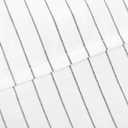 Boys Short Sleeve Button Down Oxford Striped Casual Dress Shirt Summer Tops White Tag 120CM - 4T