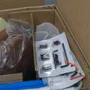 DUMOS 26 Inch Counter Height Bar Stools Set of 2, Modern Faux Leather High Barstools with Back and Metal Leg, Bar Chairs for Kitchen lsland, Elegant Brown