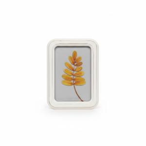 HH 11.8in Clear Wall Sign Leaf Yellow
