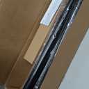 Zeerobee Curtain Rods for Windows 66 to 120, 1 Inch Adjustable Heavy Duty Black Curtain Rod, Outdoor Indoor Room Divider Modern Drapery Pole, 66-120"