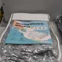 Electric Heated Blanket Twin Size 62"x84" - Flannel & Sherpa Fabric Dual-Sided, 6 Heat Settings & 10 Hours Auto Off, Soft & Cozy Warming Throw for Home, Office, or Bed, Machine Washable, Light Gray