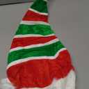 elope Adult Soft Ridged Santa Hat - Velvet Red Hat with Faux Fur Trim and Adjustable Fit, Costume Headwear - One Size