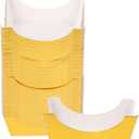 UPKOCH 100pcs Cake Tray with Paper Bowls & Liners - Cupcake & Muffin Cups for Decorative Pastry Tray (Golden)