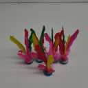 5 Pack Kick Shuttlecock, 7.5 Inch Chinese Jianzi Shuttlecock, Chinese Jianzi Foot Feather Sports Toy for Indoor and Outdoor Tennis and Racquet Sports