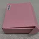 Funfery 100 Pack Pink Mylar Packaging Bags Resealable Bags Double Sided Color Odor Proof Pouch Baggies Smell Proof Foil Bags for Food Storage, Small Business(Pink, 6.3x9.4inch)