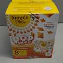 Simple Mills Pop Mmms Cheddar Baked Snack Pack Crackers, Healthy Snacks for Kids, Individual Packs, Gluten Free, 8 Ct (Pack of 2) (5.6 Ounce (Pack of 2))