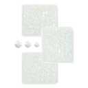 Pure White Resin Rhinestones for Crafting 3mm 4mm 5mm Flatback Jelly Stones Bulk SS10 SS16 SS20 Diamonds Crystals Gems for Nails Face Eyes Makeup Body Tumblers Bottles DIY Decor Crafts Clothes 