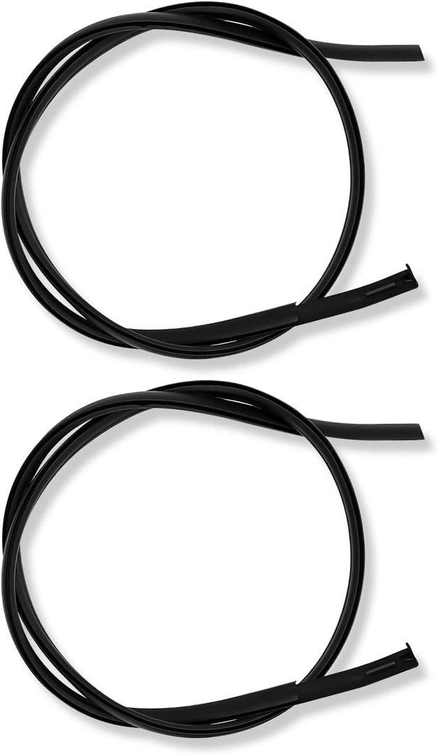 Roof Drip Molding Weatherstrip Left and Right Side Fit for Toyota Camry LE SE XLE XSE Hybrid 2012-2017 Select Models Replace 75556-06080 75555-06080