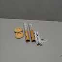 Motion Sensor Night Lights Indoor, Rechargeable Night Lights Wall Sconces Wooden Set of 2, Battery Powered Magnetic Wall Sconces Decor for Bedroom, Hallway, Bathroom, Stairway, Closet (White Ash-2 PCS)