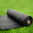 Heavy Duty Woven Weed Blocker, Ground Cover Geotextile Fabric for Under Gravel, Garden Bed Liner & Pathways
46.5" Width 5" Diameter