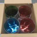 US Acrylic Cafe Plastic Reusable Tumblers (Set of 16) 20-ounce Water Cups Assorted Colors | Restaurant Style Drinking Glasses Value Set, Stackable, BPA-free, Made in the USA | Top-rack Dishwasher Safe