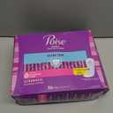 Poise Ultra Thin Incontinence Pads & Postpartum Pads for Bladder Leaks, 5 Drop Maximum Absorbency, Long Length, 36 Count