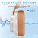 Over Ear Headphones Wireless Bluetooth, Noise Cancelling Headphones Bluetooth with Microphone, Cancelling Wireless Headphones Over Ear, 65h Playtime, Clear Calls, Comfort Fit For Travel (Grey Brown)
