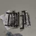 Ravinte 10 Pack Solid 4 Inch Center to Center Slim Square Bar Drawer Handles Kitchen Cabinet Handles Black Drawer Pulls Kitchen Cabinet Hardware Matte Black Dresser Pulls